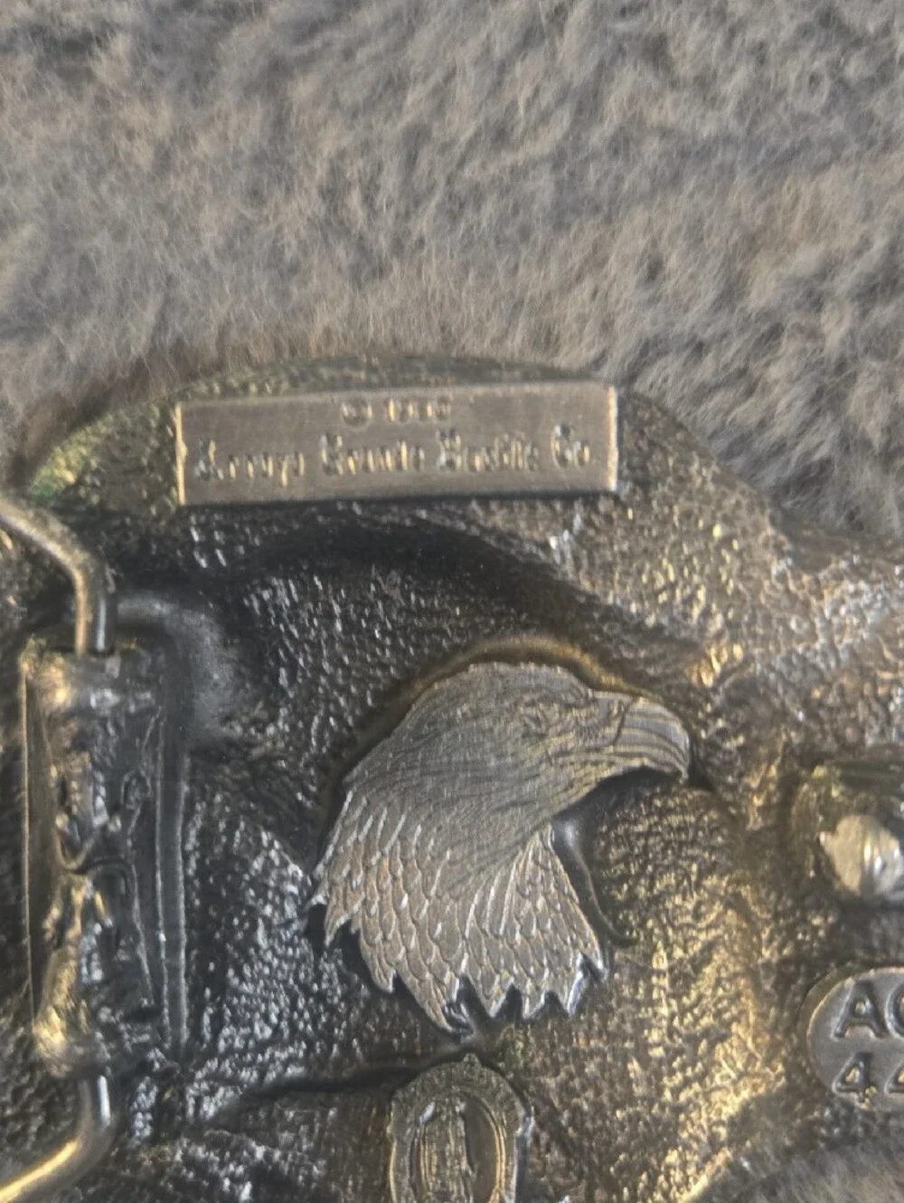 Silver Eagle Head Western Belt Buckle - Men'saccessory